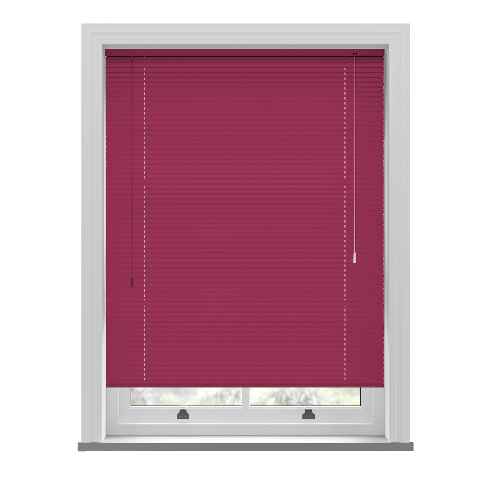 25mm Slat Cerise